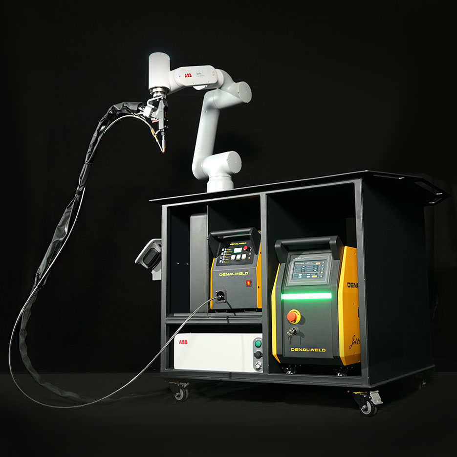 the denaliweld laser welding cobot available from Renteca