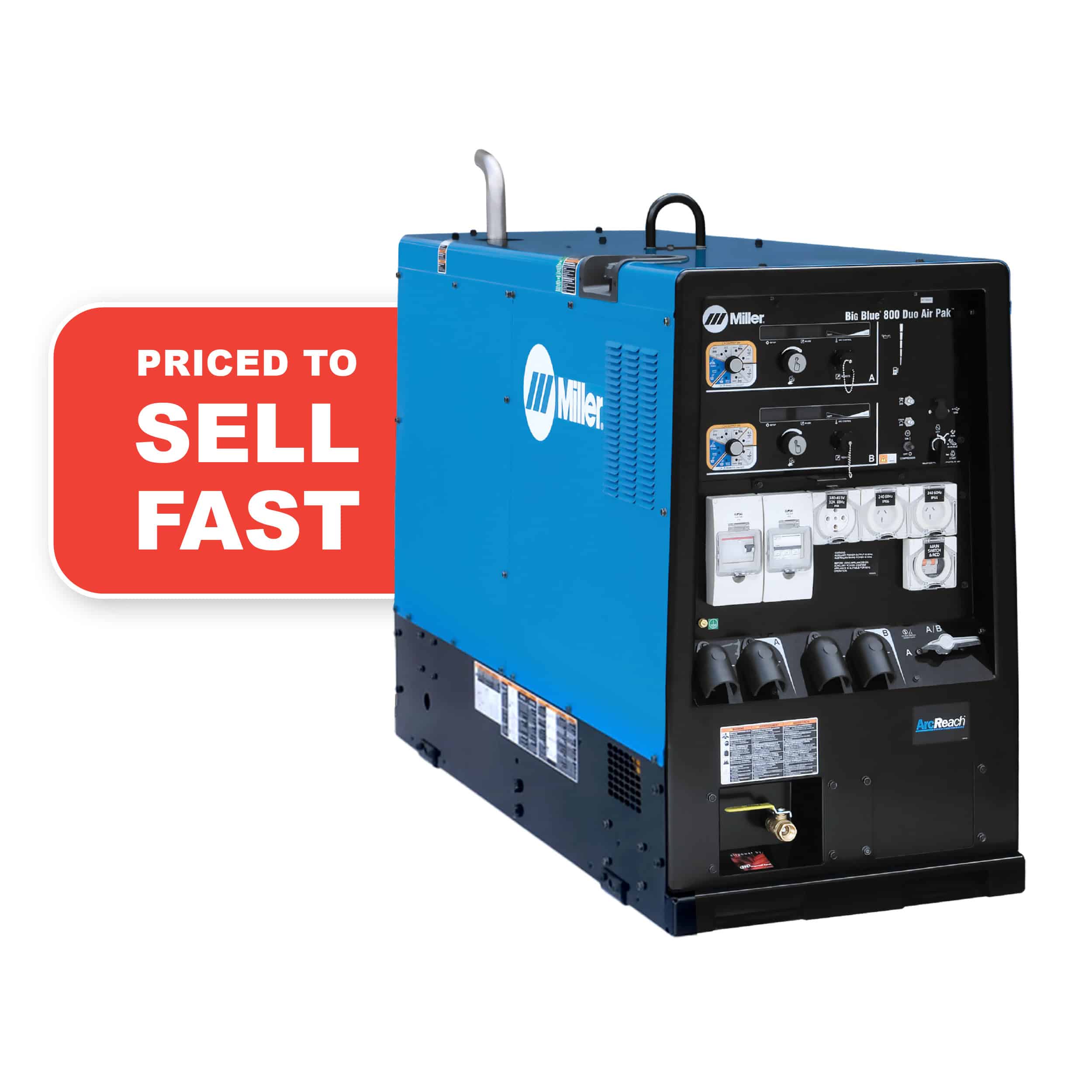 renteca 800x duo diesel welder promo